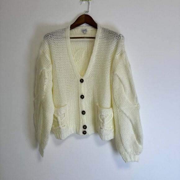 Loewe Anagram Mohair Cardigan - Picture 4 of 13